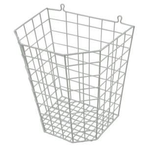 大容量可悬挂浸塑篮（白）
